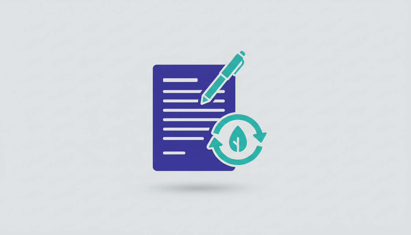 Contract and pen representing carbon removal financing