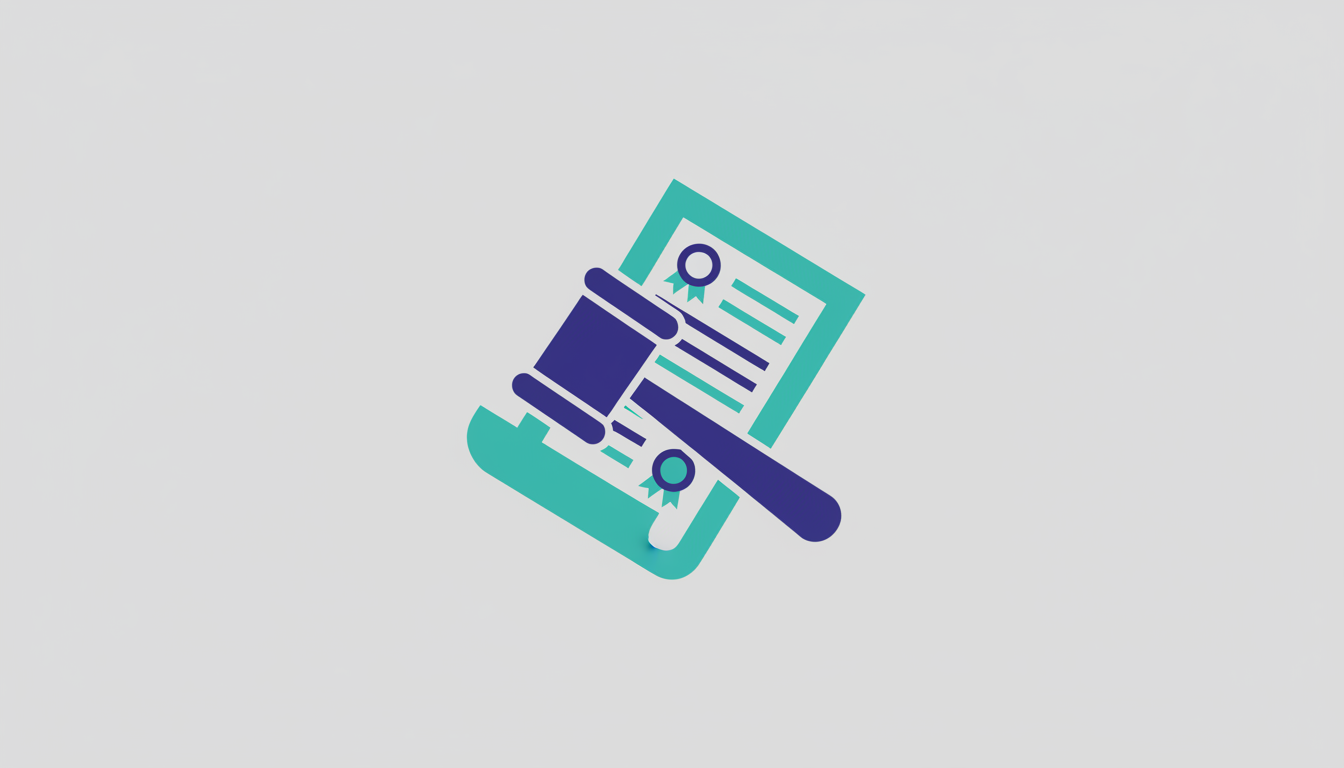 A gavel resting on a contract document symbolizing bidding process