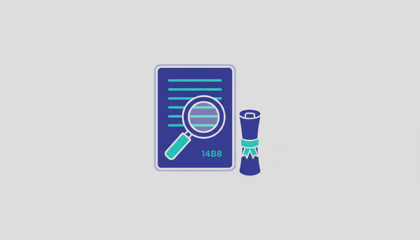 Document with a magnifying glass representing investment consulting