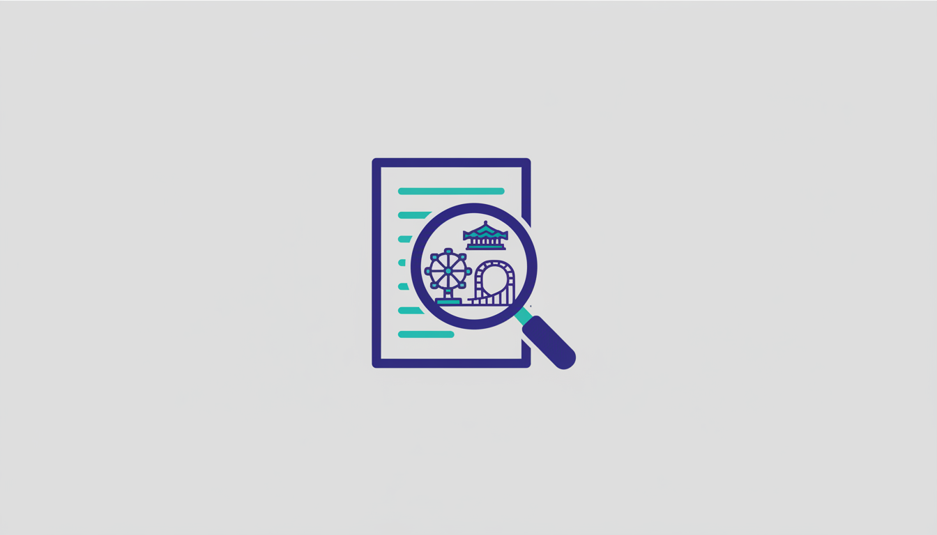 Document with a magnifying glass representing carnival RFP process