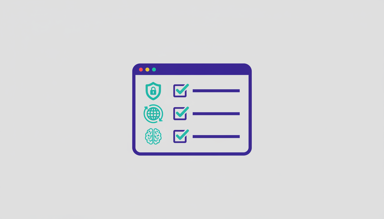 Illustration of a digital platform for cybersecurity procurement